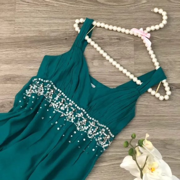 Oasis| Maxi Chiffon Evening Dress - Picture 1 of 9